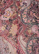 Bluse med paisleyprint og fl&aelig;sedetaljer, Lilla, Packshot image number 2