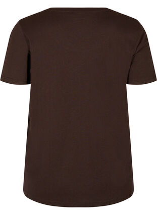 Økologisk bomulds t-shirt med tryk , Molé, Packshot image number 1
