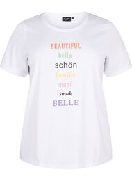FLASH - T-shirt med motiv, Bright White