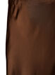 Midi satinnederdel med blondekant, Brun, Packshot image number 2