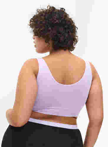 Seamless bh med stretch, Pastel Lilac, Model image number 1