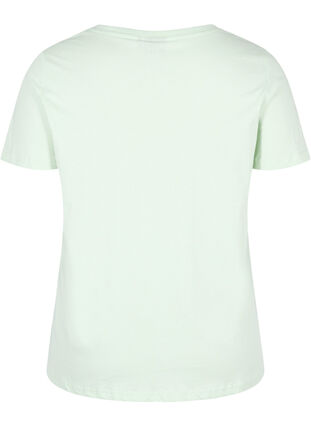 Kortærmet bomulds t-shirt med tryk , Spray Day Dreamer, Packshot image number 1