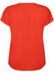Kort&aelig;rmet T-shirt i bomuldsblanding, Orange, Packshot image number 1