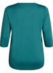 Tr&aelig;ningsbluse med 3/4 &aelig;rmer, Gr&oslash;n, Packshot image number 1