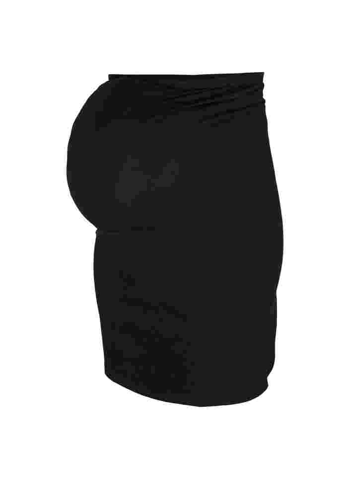 Tætsiddende graviditets nederdel, Black, Packshot