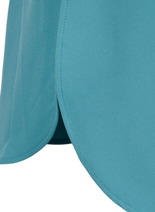 Lang skjortejakke med knaplukning, Brittany Blue, Packshot image number 3