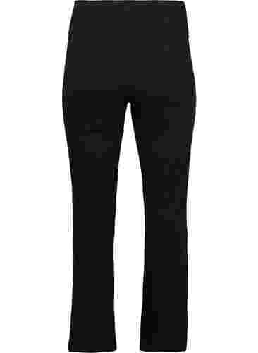 Træningsbukser med justerbar ankel, Black, Packshot image number 1
