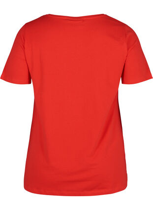Basis t-shirt, High Risk Red, Packshot image number 1