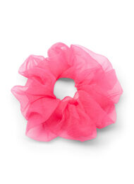 Scrunchie med blomsterprint, Pink