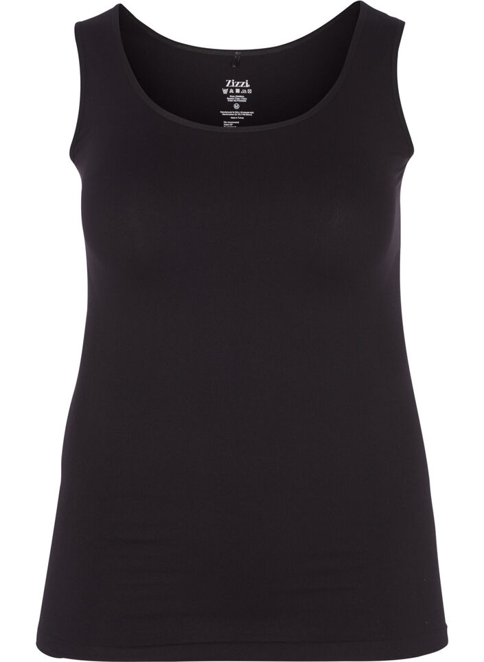 Seamless basis tanktop, Sort, Packshot image number 0
