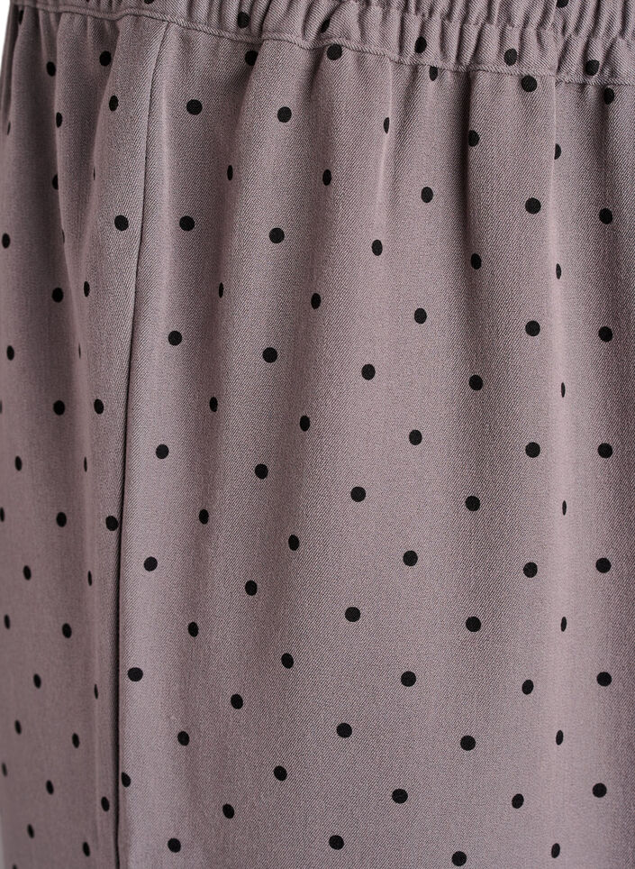 Bukser med vidde og høj talje, Grå, Packshot image number 2