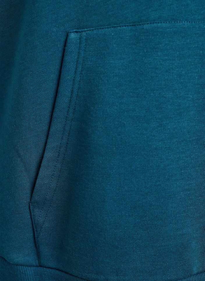 H&aelig;ttetr&oslash;je med broderet frontmotiv, Gr&oslash;n, Packshot