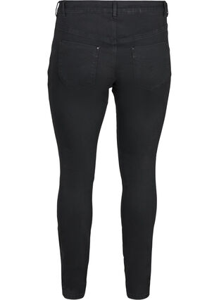 Ekstra slim Sanna jeans med lurex, Black, Packshot image number 1