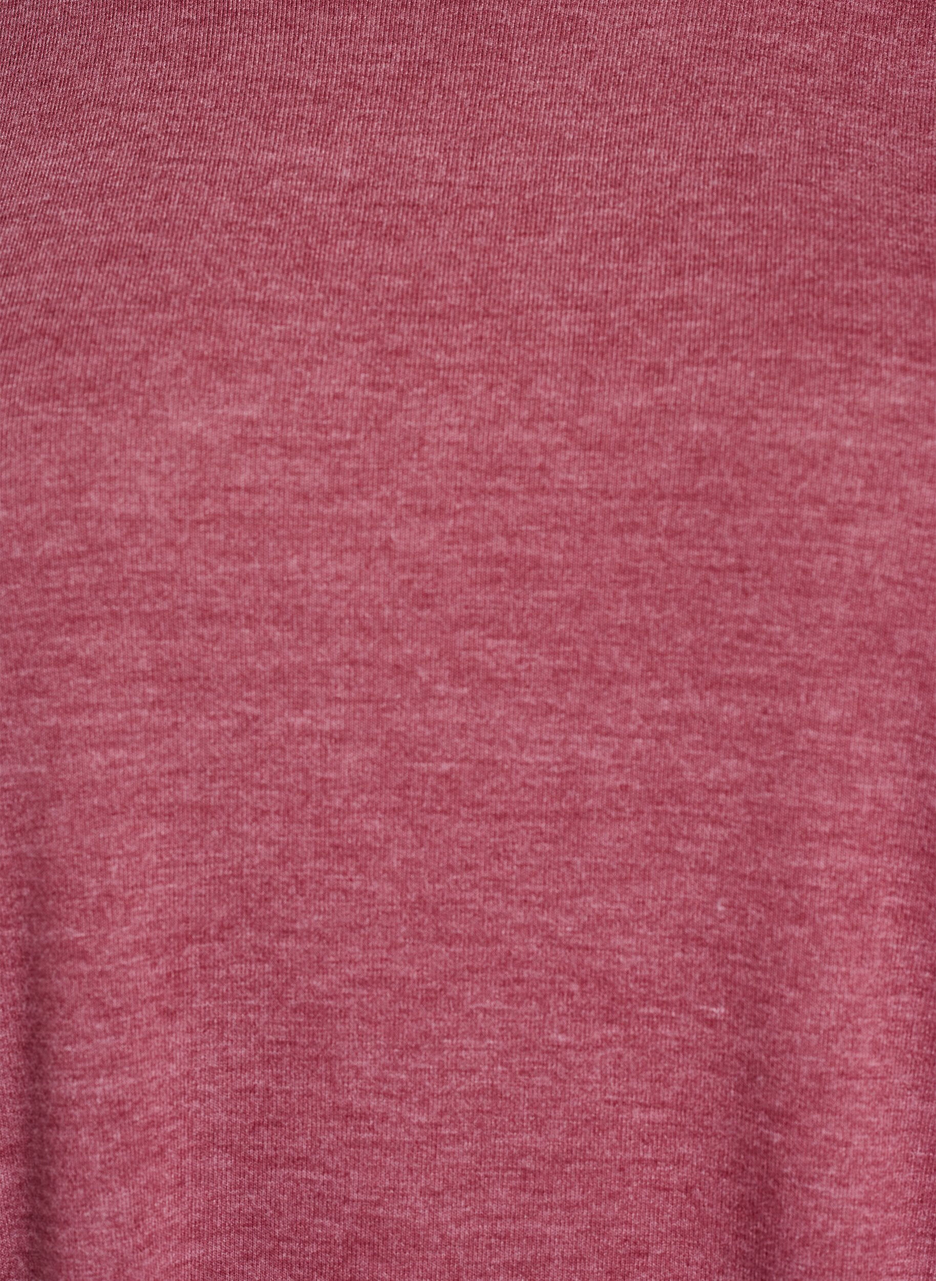 ZizziJerseybluse med 3/4 &aelig;rmer, Lyser&oslash;d, Packshot image number 2