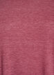Jerseybluse med 3/4 &aelig;rmer, Lyser&oslash;d, Packshot image number 2