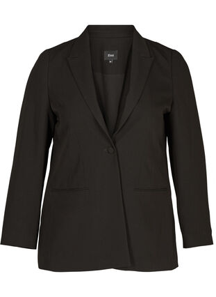 Klassisk blazer , Black, Packshot image number 0