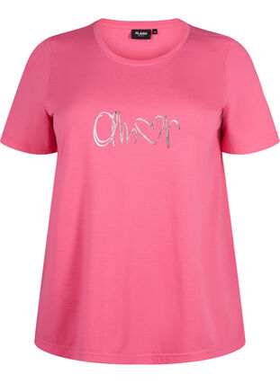 FLASH - T-shirt med motiv, Hot Pink Amour, Packshot image number 0