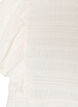 Bluse med smock-struktur og fl&aelig;se&aelig;rmer, Vanilla, Packshot image number 2