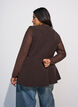 T&aelig;tsiddende meshbluse med lange &aelig;rmer, Brun, Model image number 2