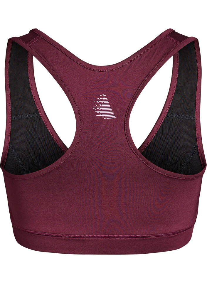 Sports-bh med racerback, Rød, Packshot image number 1
