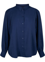 Langærmet skjorte i TENCEL™ Modal , Navy Blazer