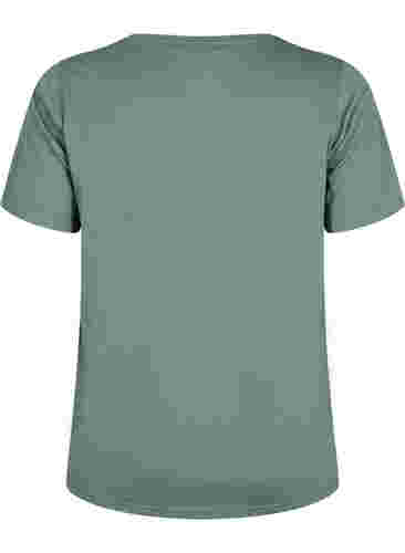 FLASH - T-shirt med motiv, Balsam Green, Packshot image number 1
