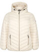 Letv&aelig;gts jakke med h&aelig;tte, Beige, Packshot image number 0