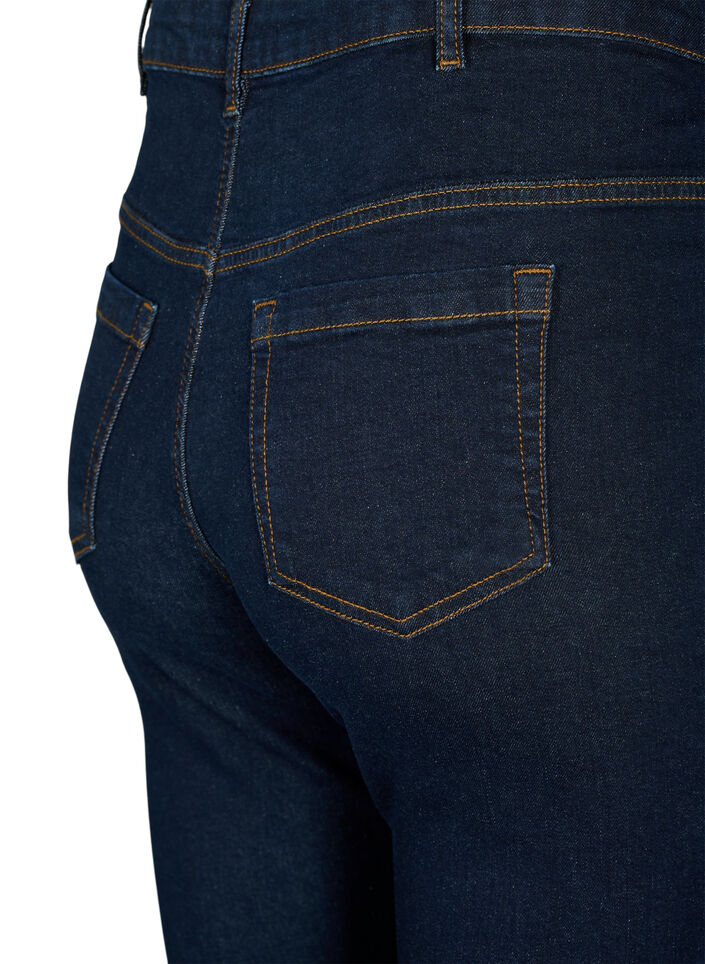 Ellen bootcut jeans med høj talje, Blå, Packshot image number 3