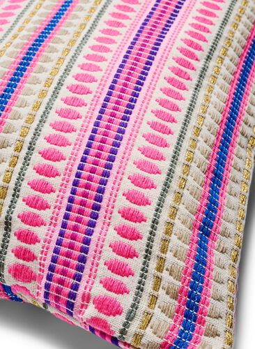 Pudebetræk med farverigt mønster, Light Pink, Packshot image number 1