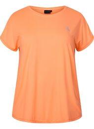Kortærmet trænings t-shirt, Neon Orange