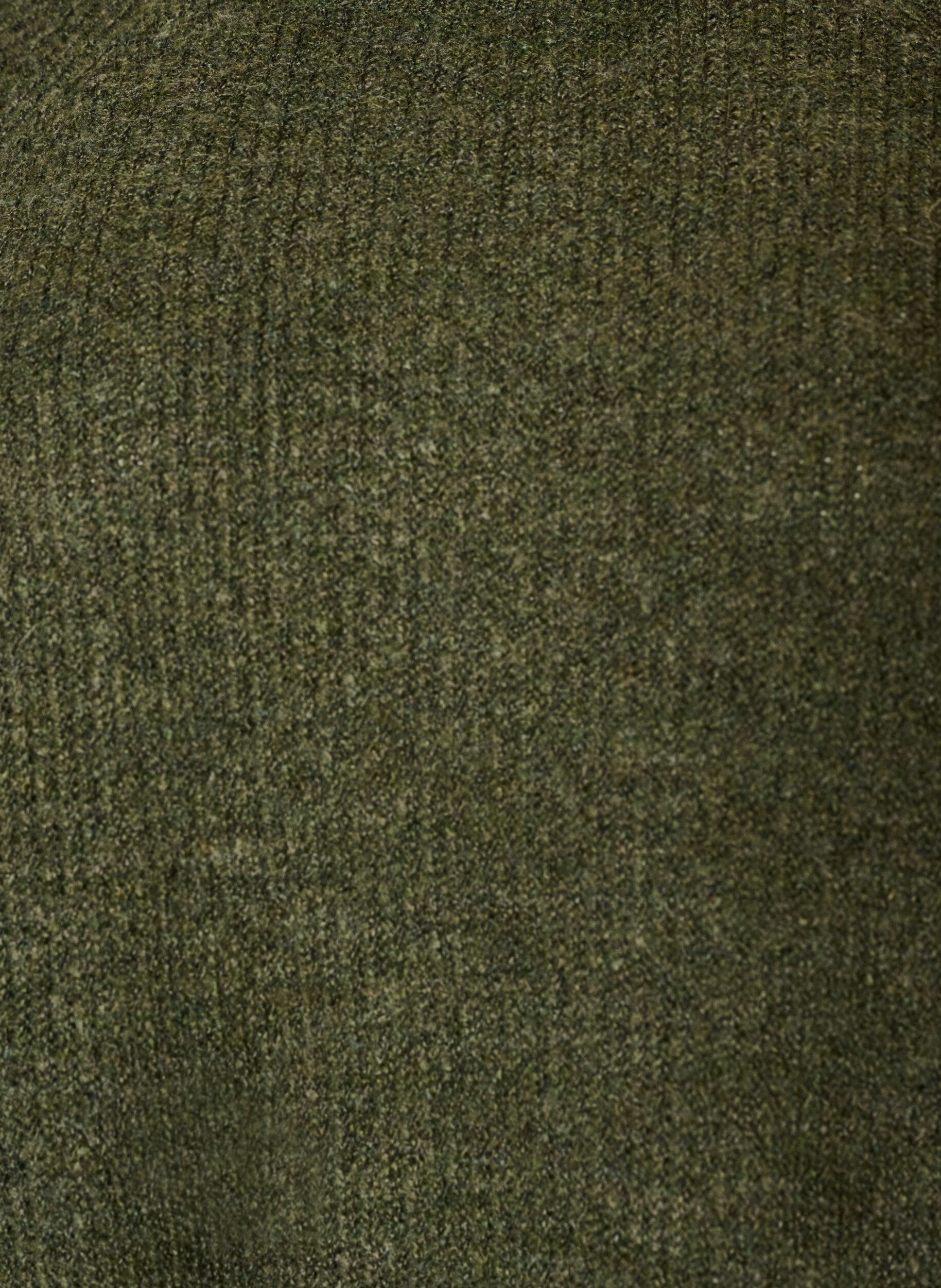 ZizziRibstrikket tr&oslash;je med 3/4 &aelig;rmer, Gr&oslash;n, Packshot image number 2
