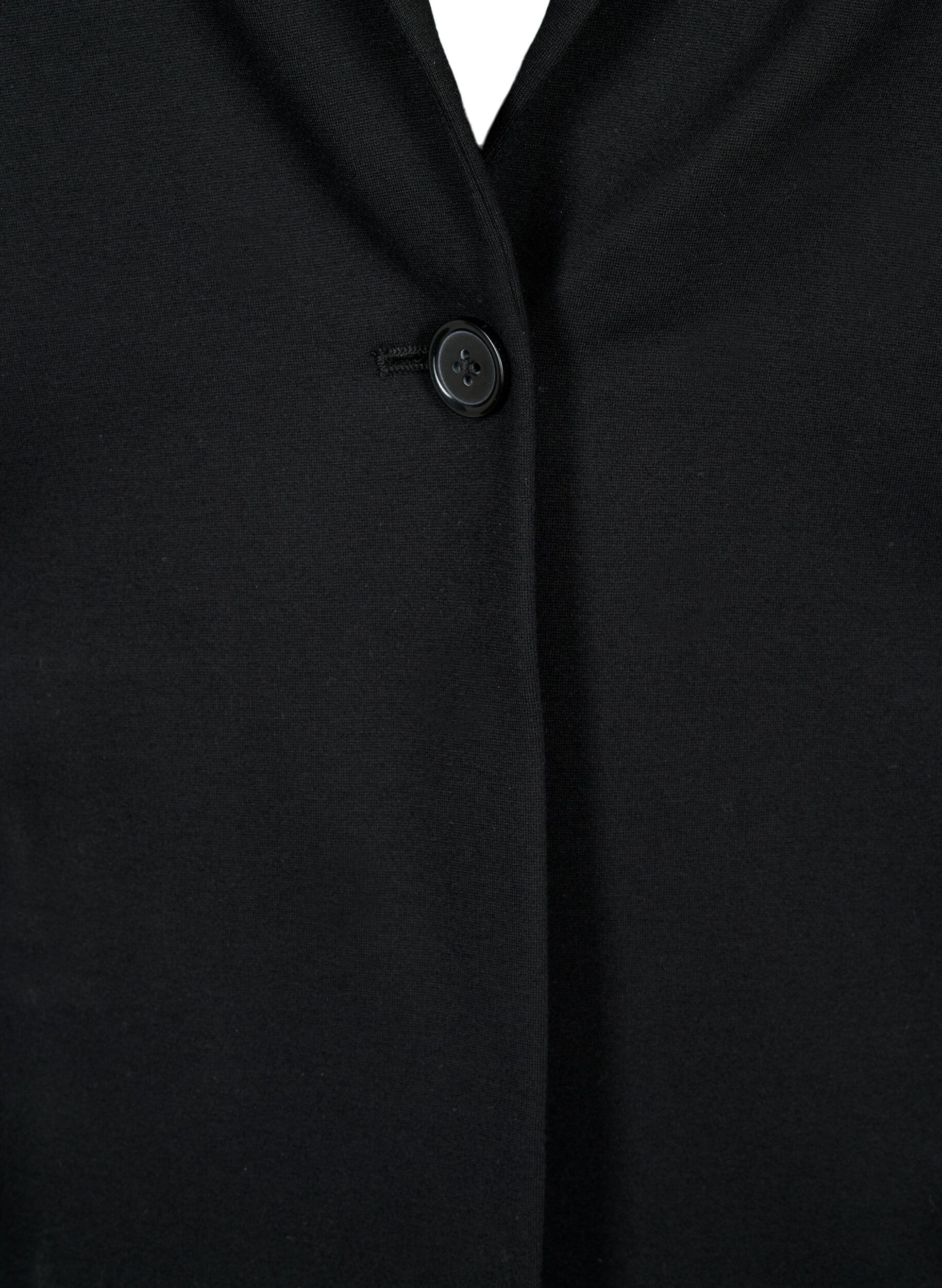 Zizzi Blazer med 3/4 &aelig;rmer , Black, Packshot image number 2