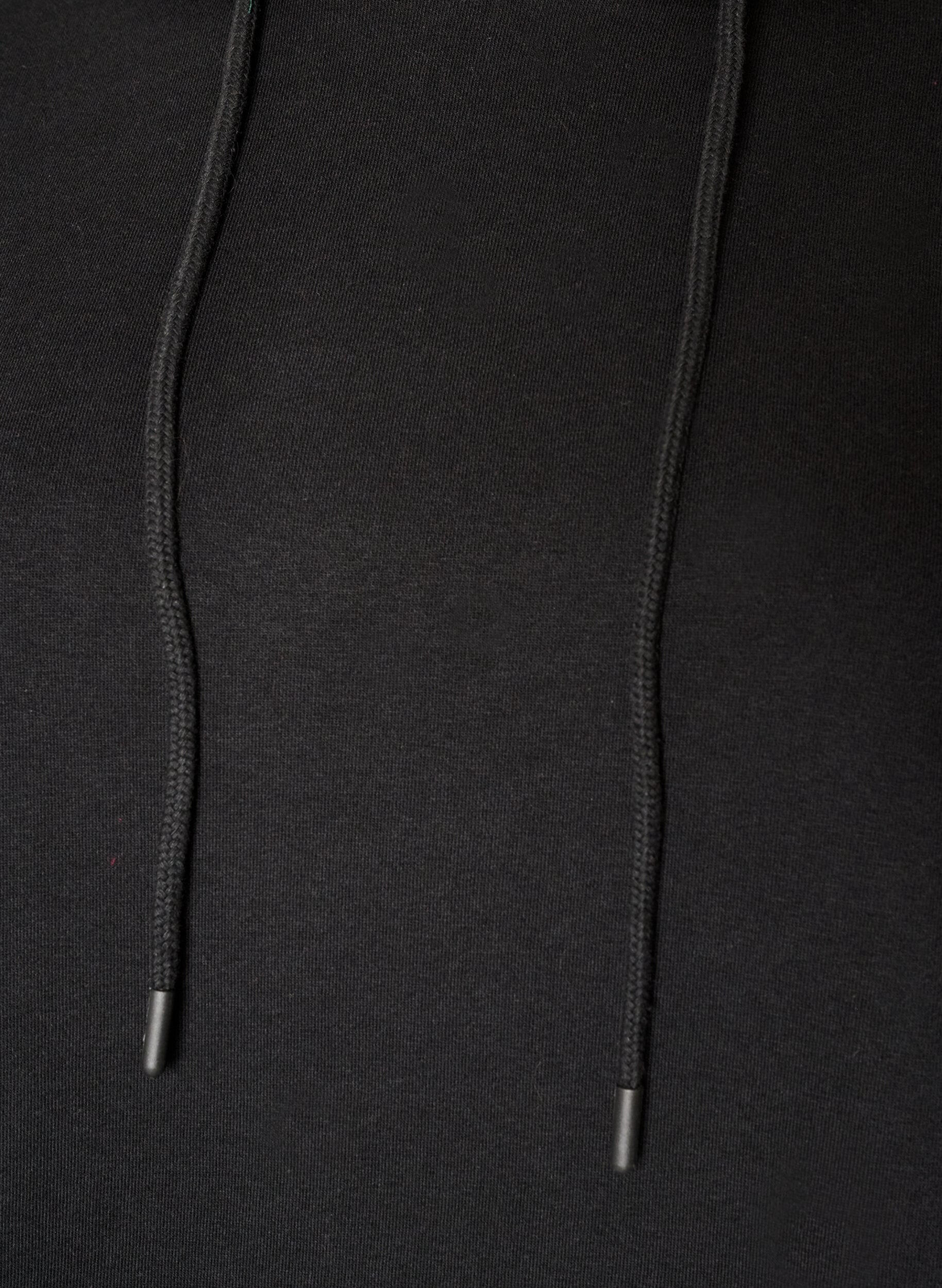 ZizziSweatkjole med h&aelig;tte og lommer, Sort, Packshot image number 2