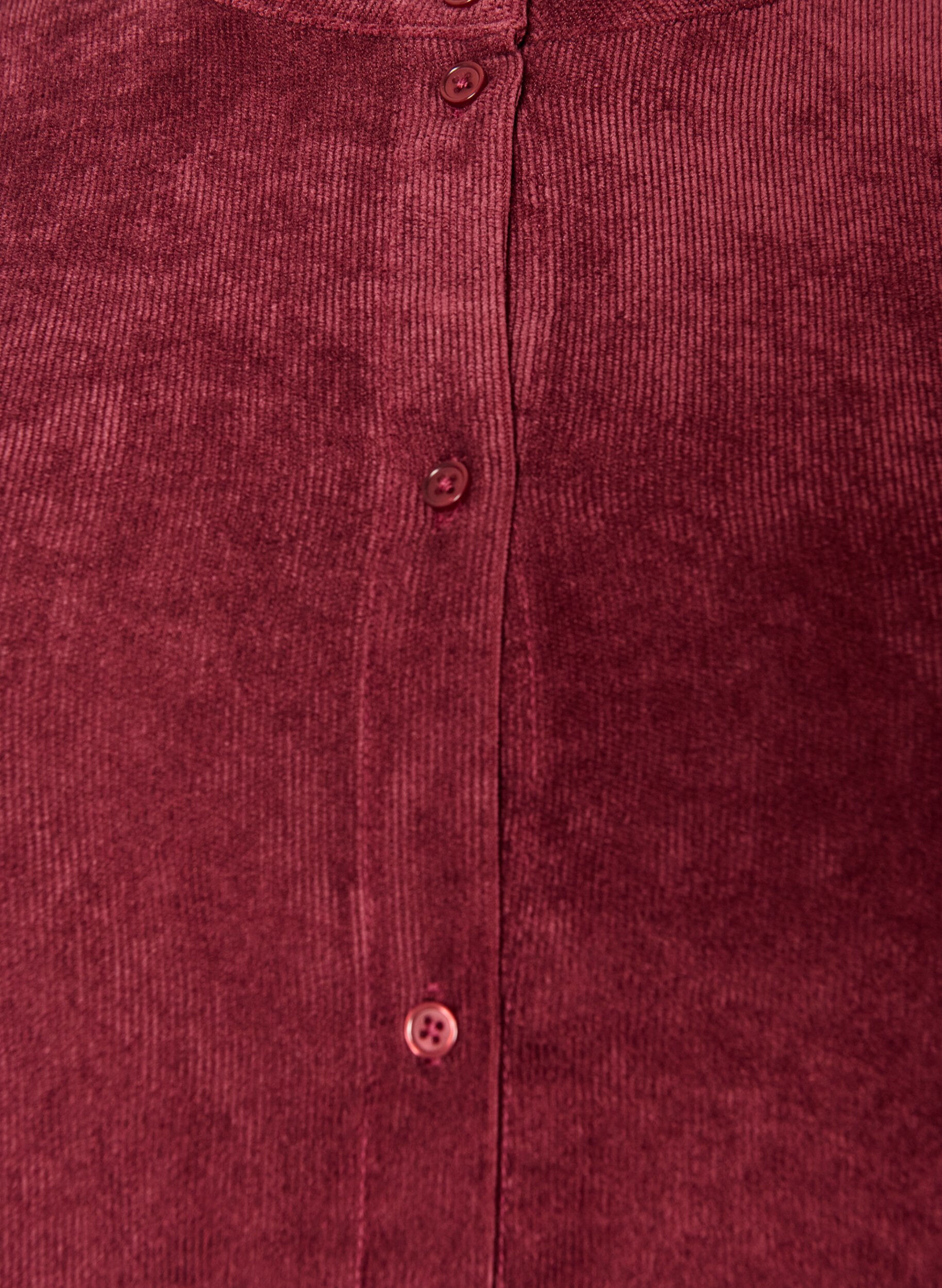 ZizziFl&oslash;jlskjole med A-form og st&aring;krave, R&oslash;d, Packshot image number 2