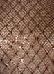 Transparent bluse med pailletter og diamantm&oslash;nster, Brun, Packshot image number 2