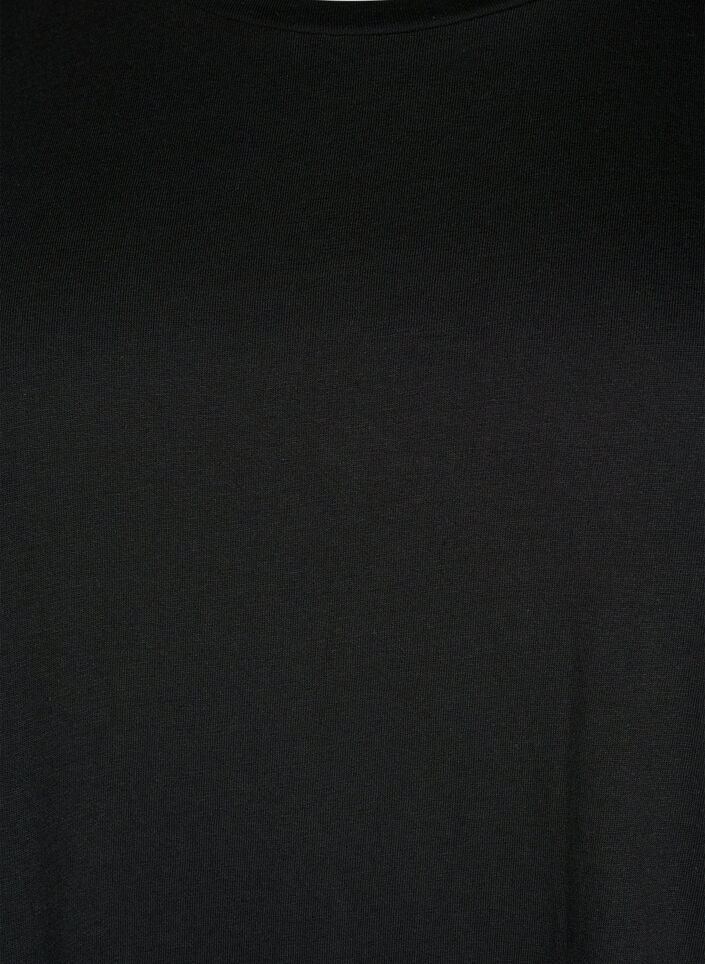 2-pak kort&aelig;rmet t-shirts, Sort, Packshot image number 2