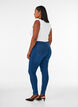 Jeggings i bomuldsblanding, Blue denim, Model image number 1