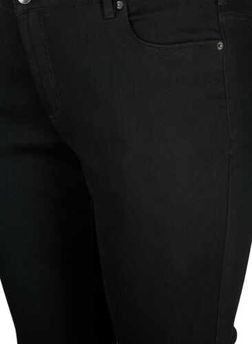Slim fit Emily jeans med regulær talje, Black, Packshot image number 2