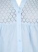 FLASH - Skjortebluse med crochetdetalje, Cashmere Blue, Packshot image number 2