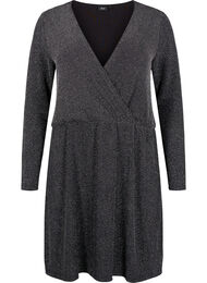 Glimmer kjole med zigzag mønster, Silver ZigZagShimmer