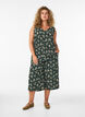 Culottebukser med print, Sort, Model image number 1
