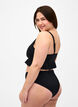 Bikinitrusser med flæser, Sort, Model image number 1