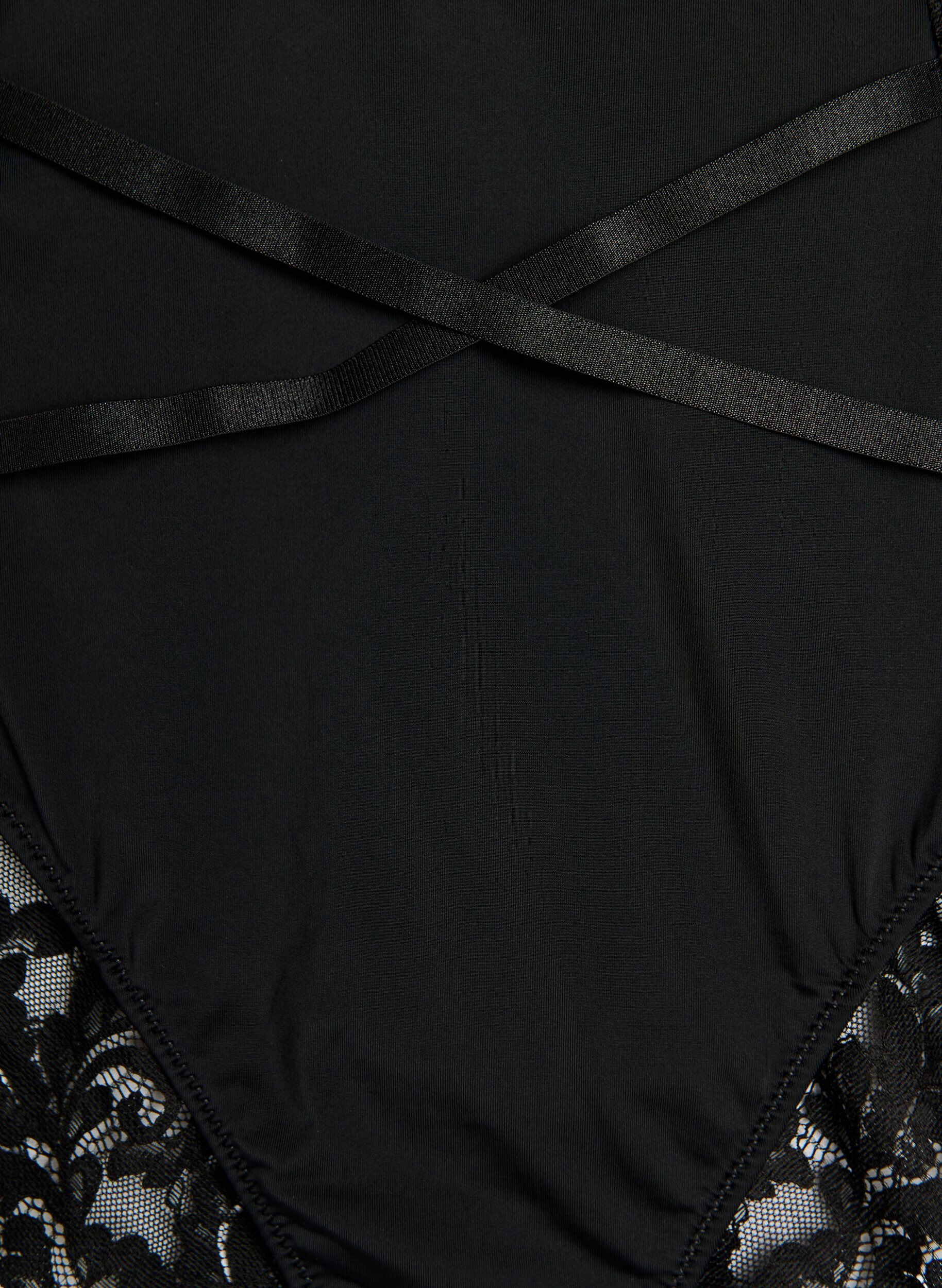 ZizziHipster blondetrusse med krydsdetalje, Sort, Packshot image number 2