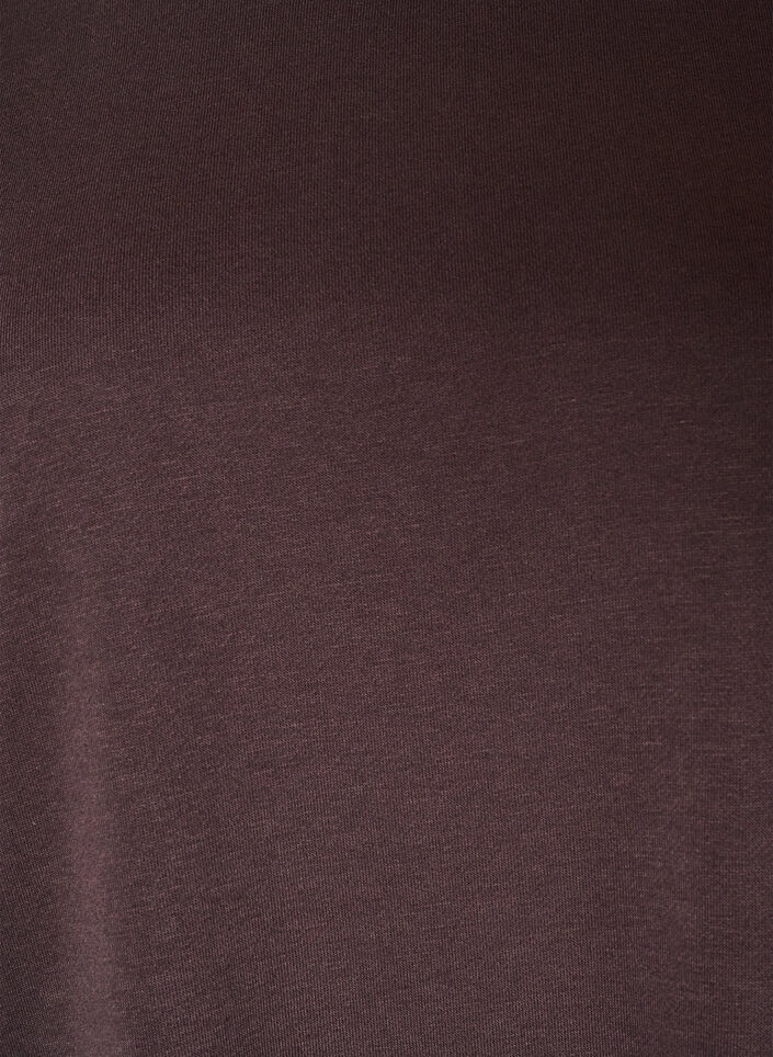 L&oslash;s sweatkjole med lommer, Brun, Packshot image number 2