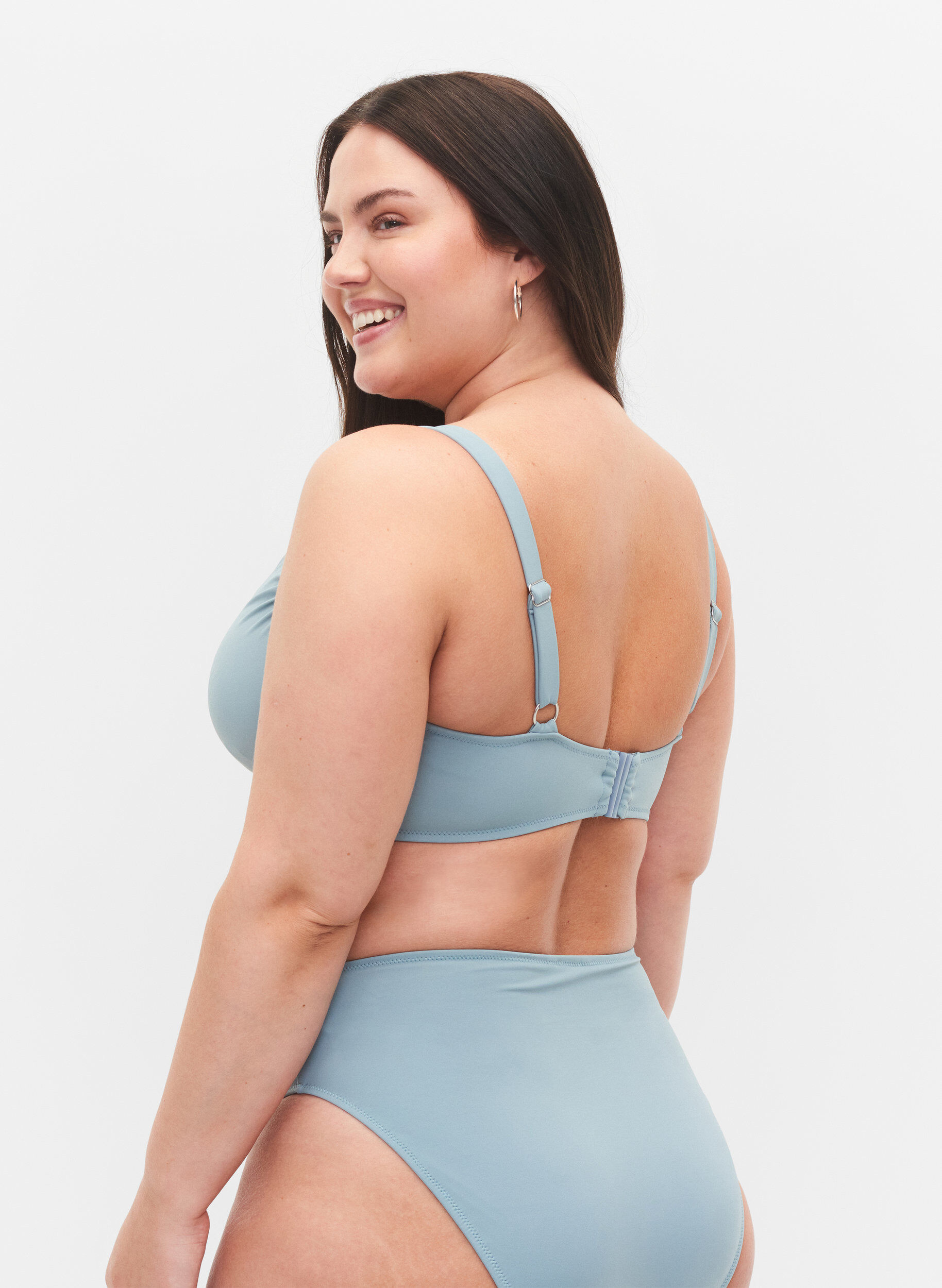 Zizzi Bikini overdel med b&oslash;jle, Citadel, Model image number 1