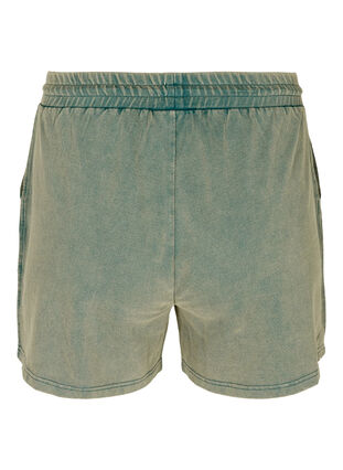 Løse sweat shorts i bomuld, Reflecting Pond, Packshot image number 1