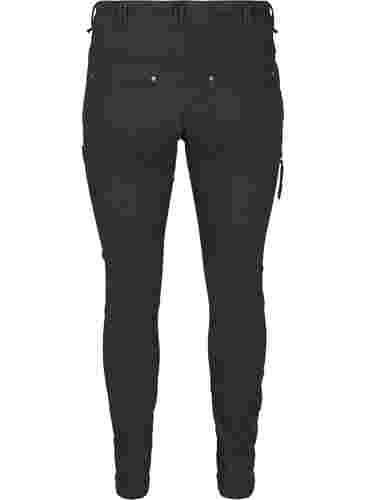 Ekstra slim fit Sanna jeans, Black, Packshot image number 1