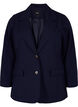 Klassisk blazer med knaplukning, Night Sky, Packshot image number 0
