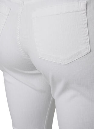 Ellen bootcut jeans med høj talje, White, Packshot image number 3