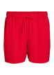 Shorts med lommer og elastik i taljen, R&oslash;d, Packshot image number 0